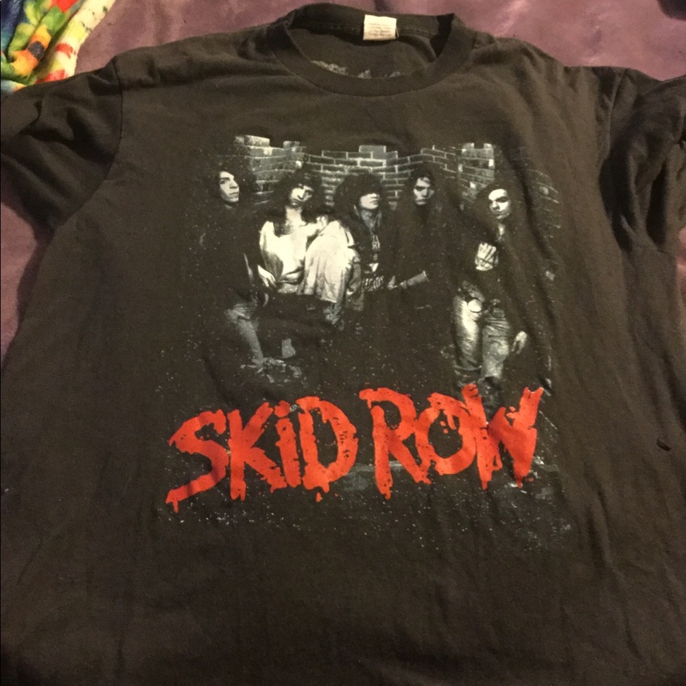 Skid Row t-shirt.